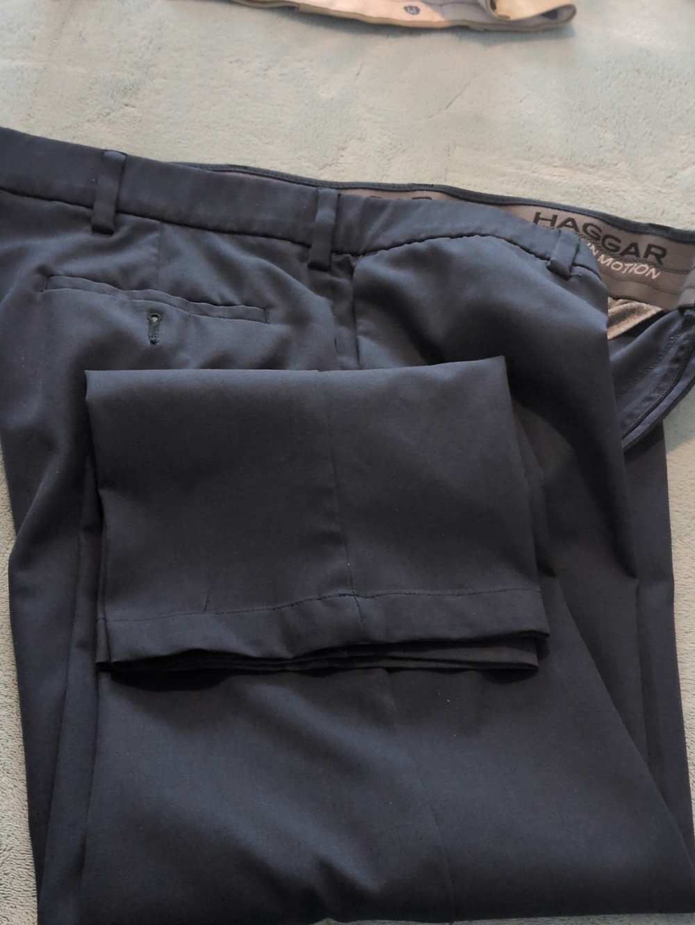 Haggar Men’s Dark Navy Dress Pants